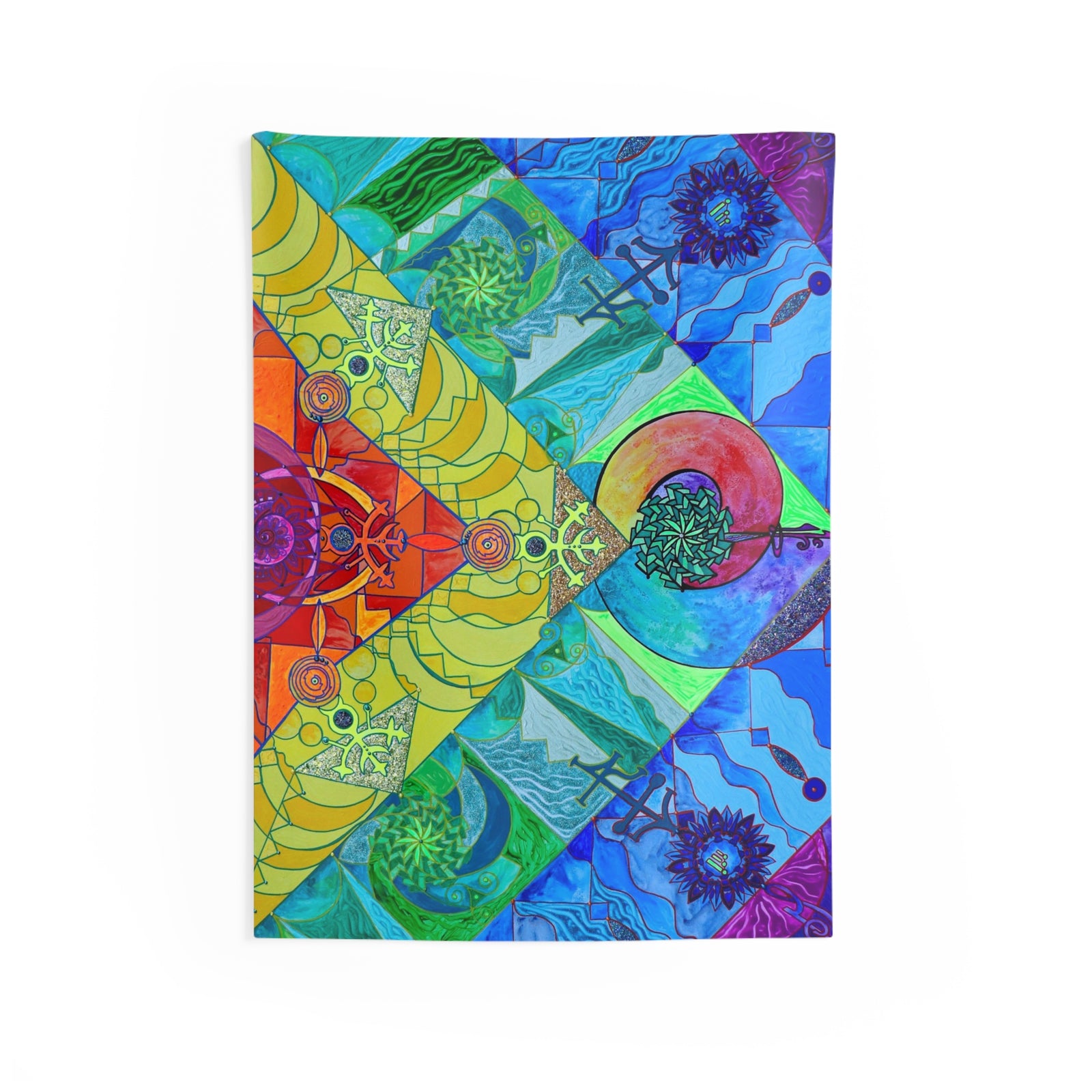 Expansion Pleiadian Lightwork Model - Indoor Wall Tapestries