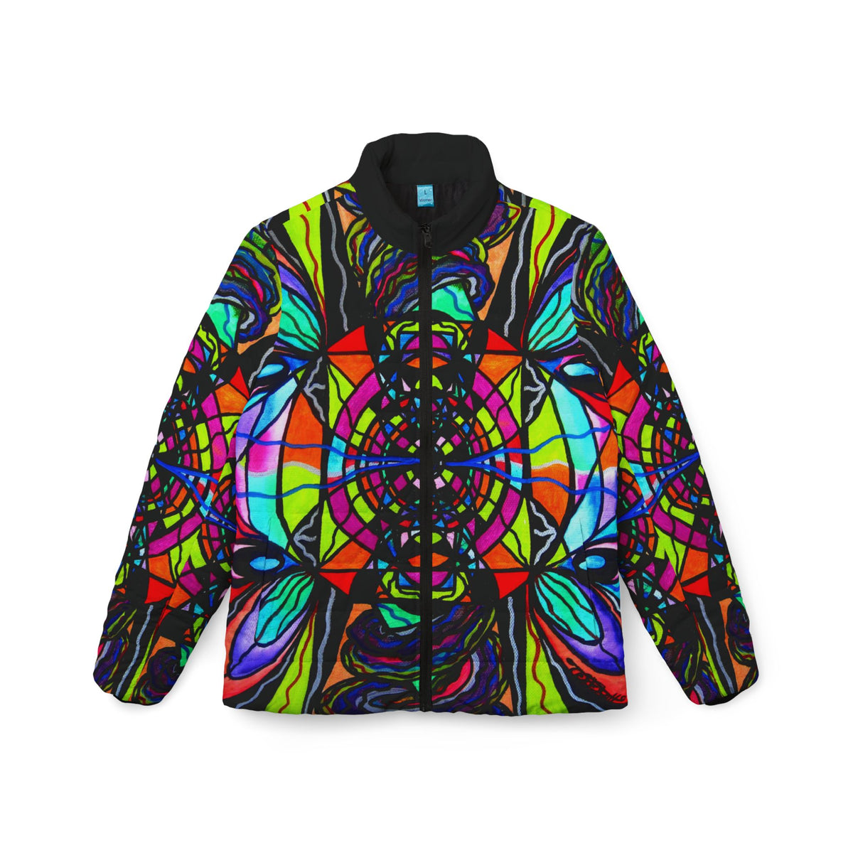 Planetary Vortex - Women’s Puffer Jacket (AOP)