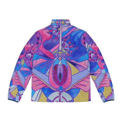 Lady Portia - Men's Puffer Jacket (AOP)