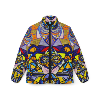 Koot Hoomi - Women’s Puffer Jacket (AOP)