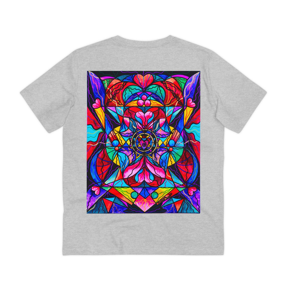 Blue Ray Self Love Grid - Organic T-shirt - Unisex