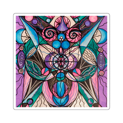 Arcturian Healing Lattice - Square Stickers