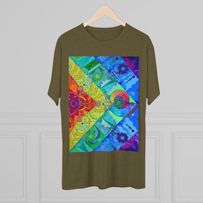 Expansion Pleiadian Lightwork Model - Men's Tri-Blend Crew Tee