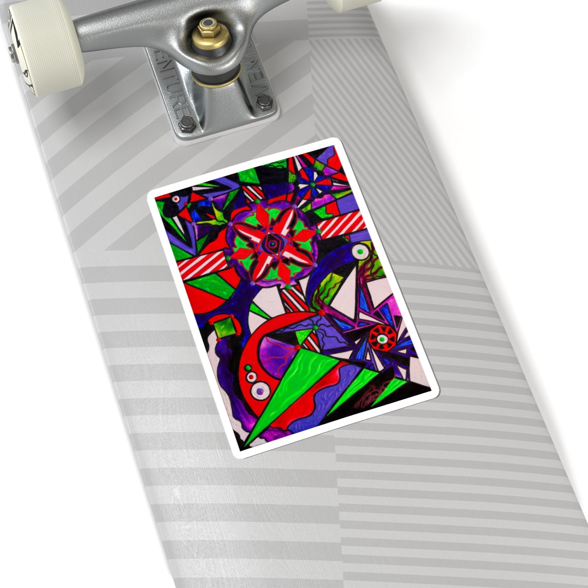 Warding Grid - Kiss-Cut Square Stickers