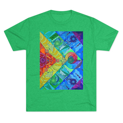 Expansion Pleiadian Lightwork Model - Men's Tri-Blend Crew Tee