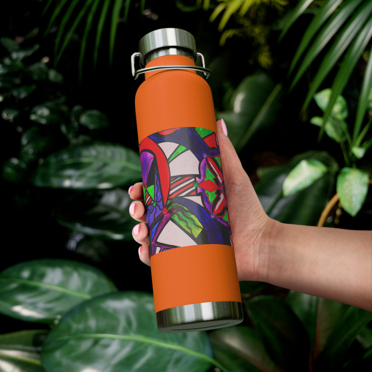 Warding Grid - Copper Vacuum Insulated Bottle, 22oz