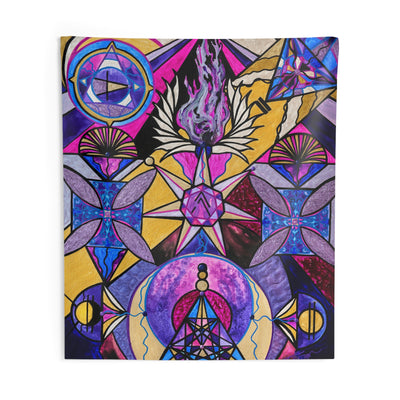Saint Germain Consciousness - Indoor Wall Tapestries