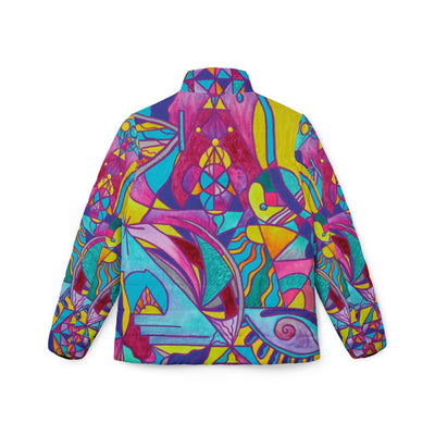 Cessation Lightwork Model - Women’s Puffer Jacket (AOP)