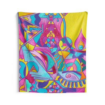 Cessation Lightwork Model - Indoor Wall Tapestry