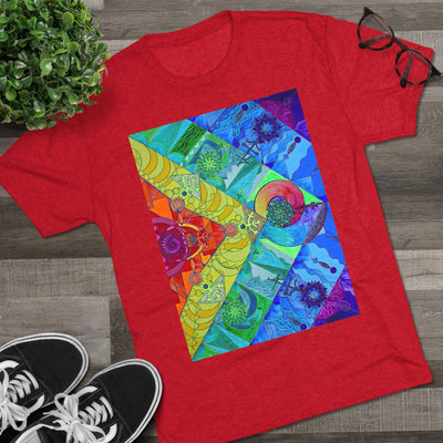 Expansion Pleiadian Lightwork Model - Men's Tri-Blend Crew Tee
