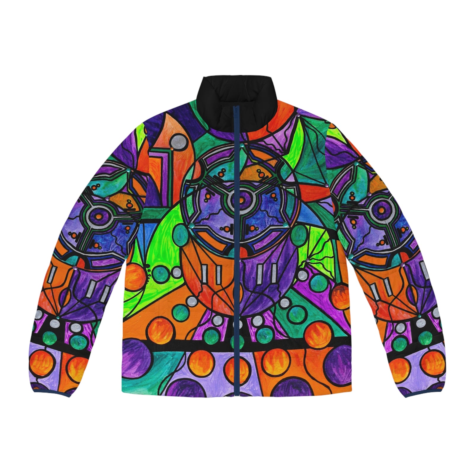 The Sheaf - Men's Puffer Jacket (AOP)