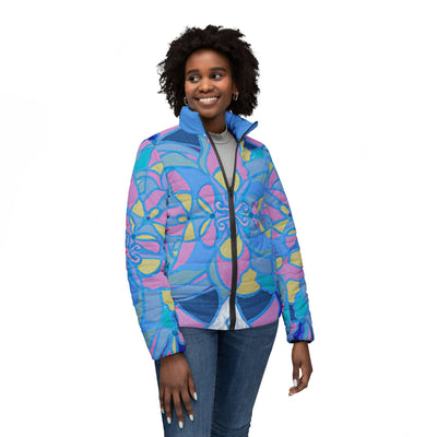 Vulnerability - Women’s Puffer Jacket (AOP)