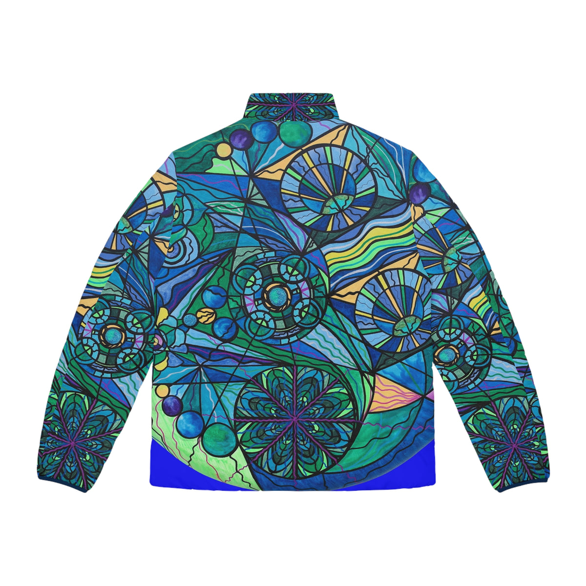 Arcturian Immunity Grid - Men's Puffer Jacket (AOP)