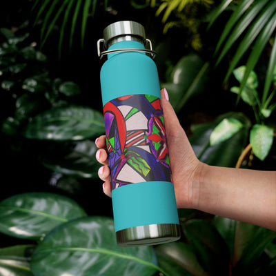 Warding Grid - Copper Vacuum Insulated Bottle, 22oz