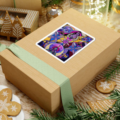 Saint Germain Consciousness - Square Stickers