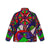 Warding Grid - Women’s Puffer Jacket (AOP)