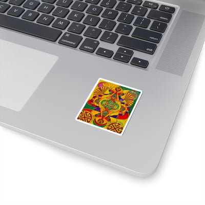 Hotei Consciousness - Square Stickers