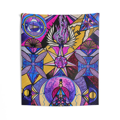 Saint Germain Consciousness - Indoor Wall Tapestries