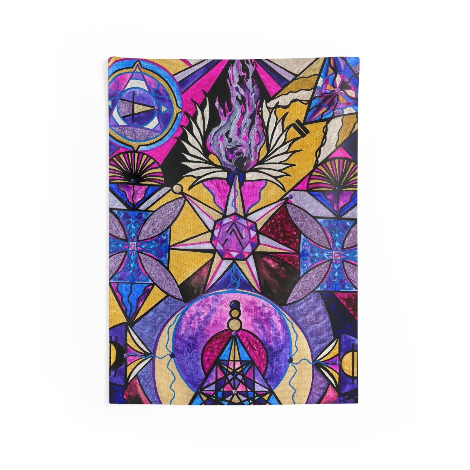 Saint Germain Consciousness - Indoor Wall Tapestries