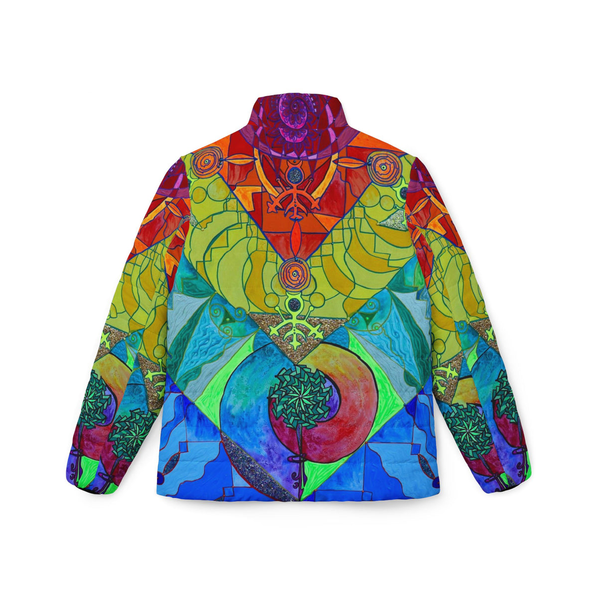 Expansion Pleiadian Lightwork Model - Women’s Puffer Jacket (AOP)