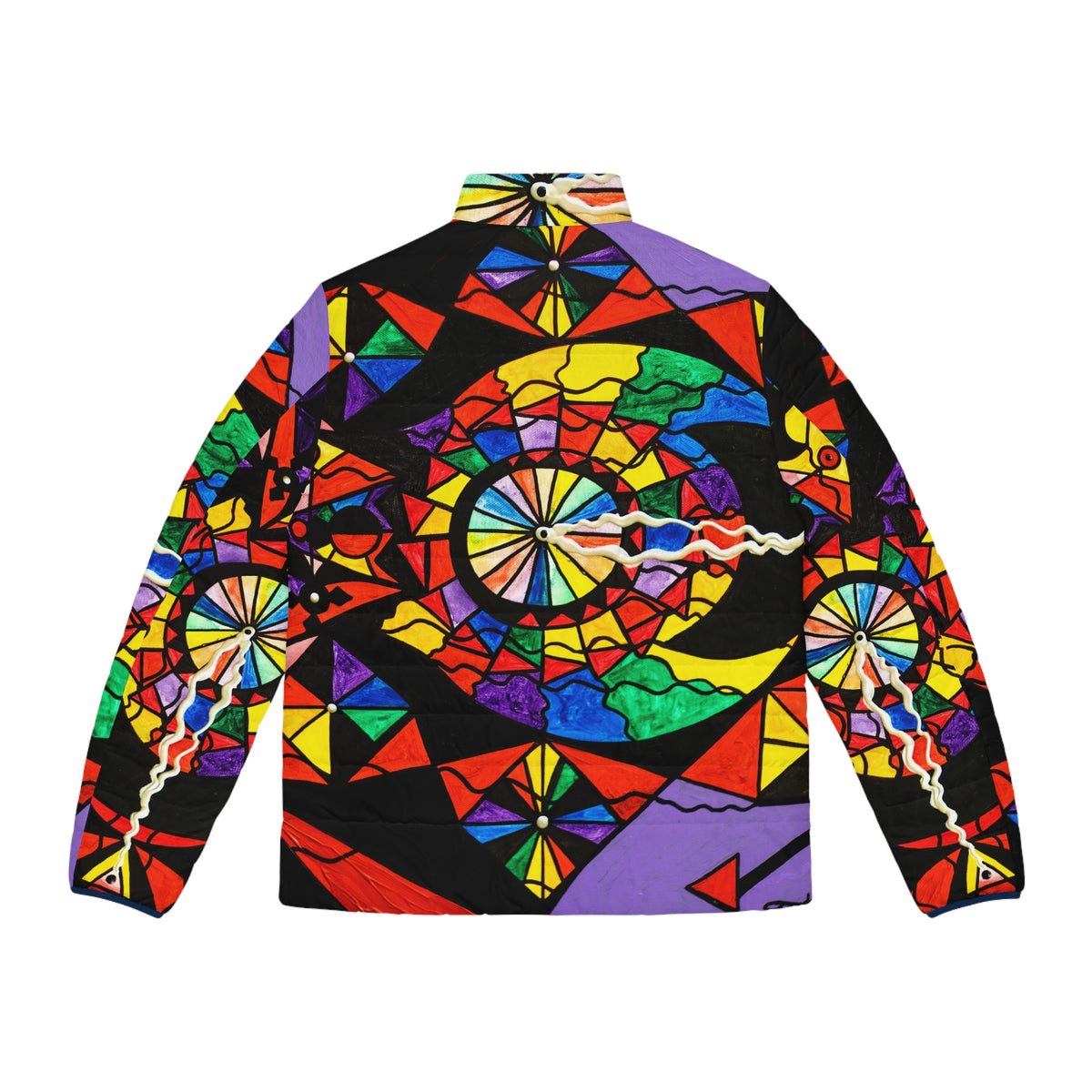 Stand For What You Believe In - Men's Puffer Jacket (AOP)