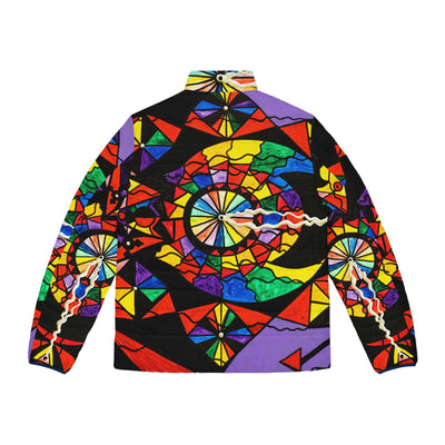 Stand For What You Believe In - Men's Puffer Jacket (AOP)