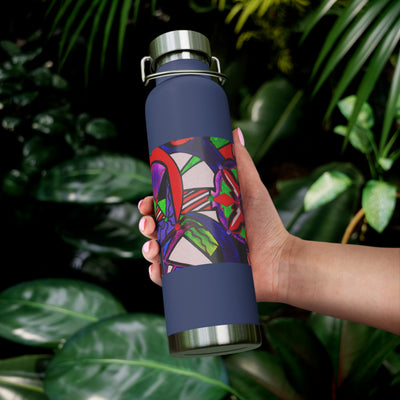 Warding Grid - Copper Vacuum Insulated Bottle, 22oz