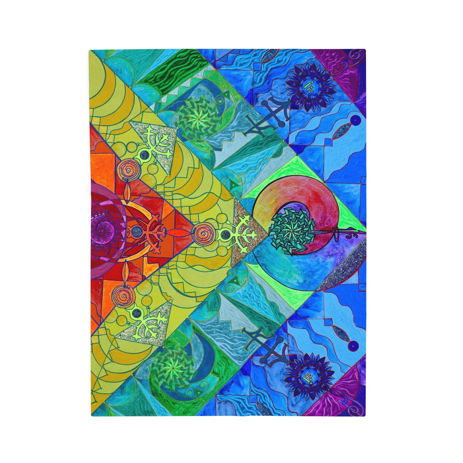 Expansion Pleiadian Lightwork Model - Velveteen Plush Blanket