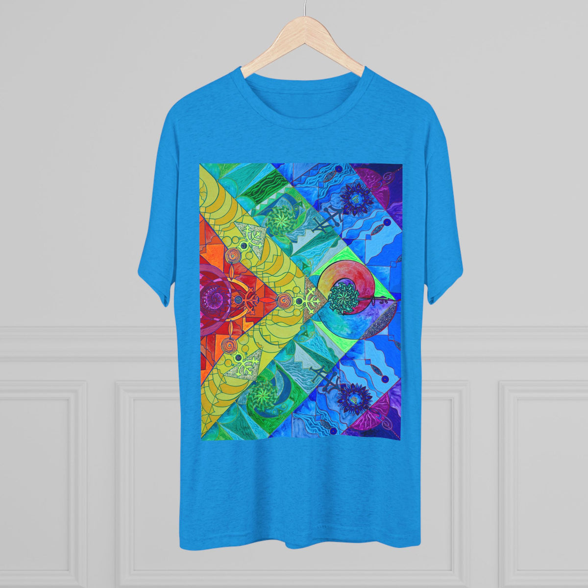 Expansion Pleiadian Lightwork Model - Men's Tri-Blend Crew Tee