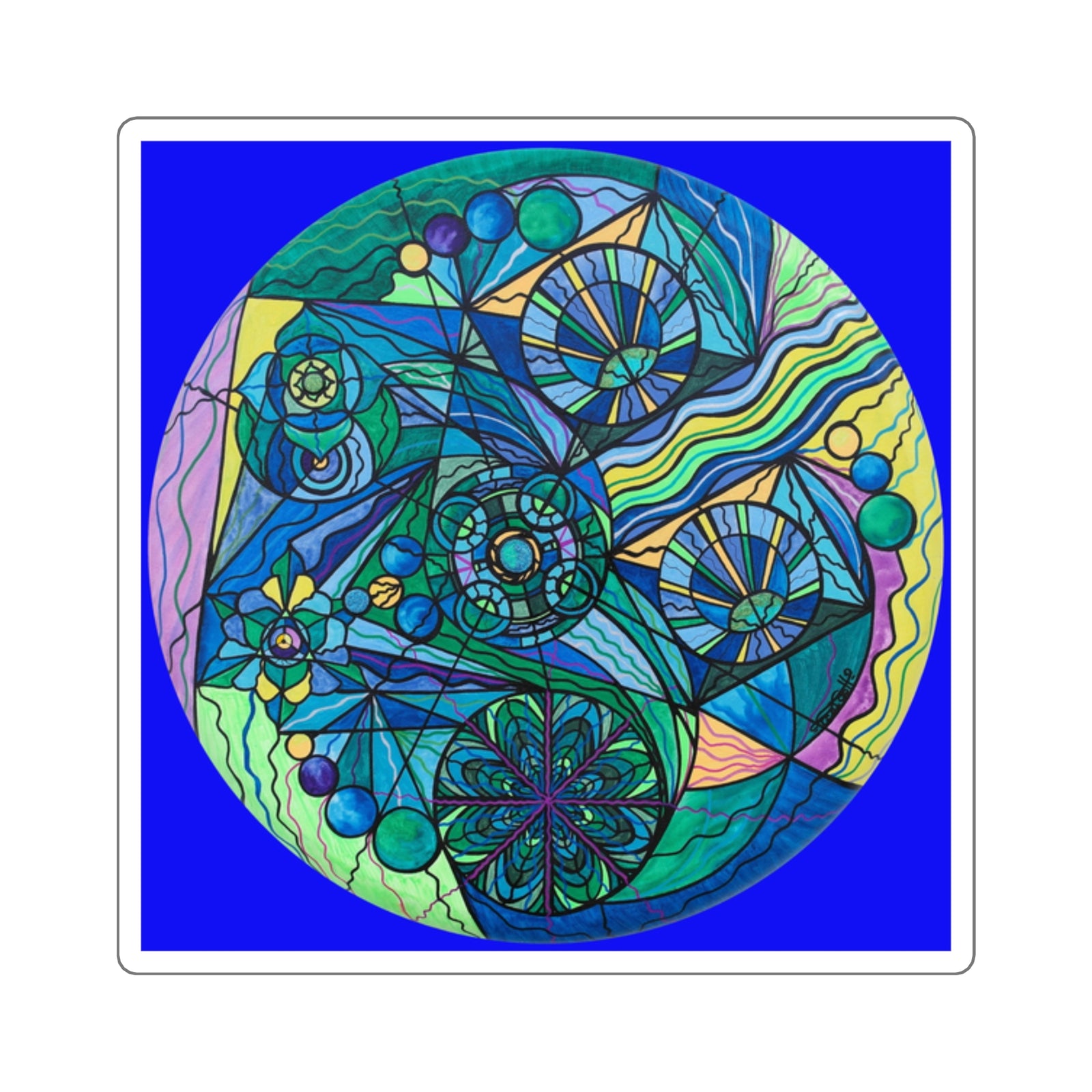 Arcturian Imunita Grid - čtvercové samolepky