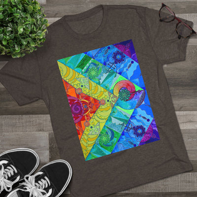 Expansion Pleiadian Lightwork Model - Men's Tri-Blend Crew Tee