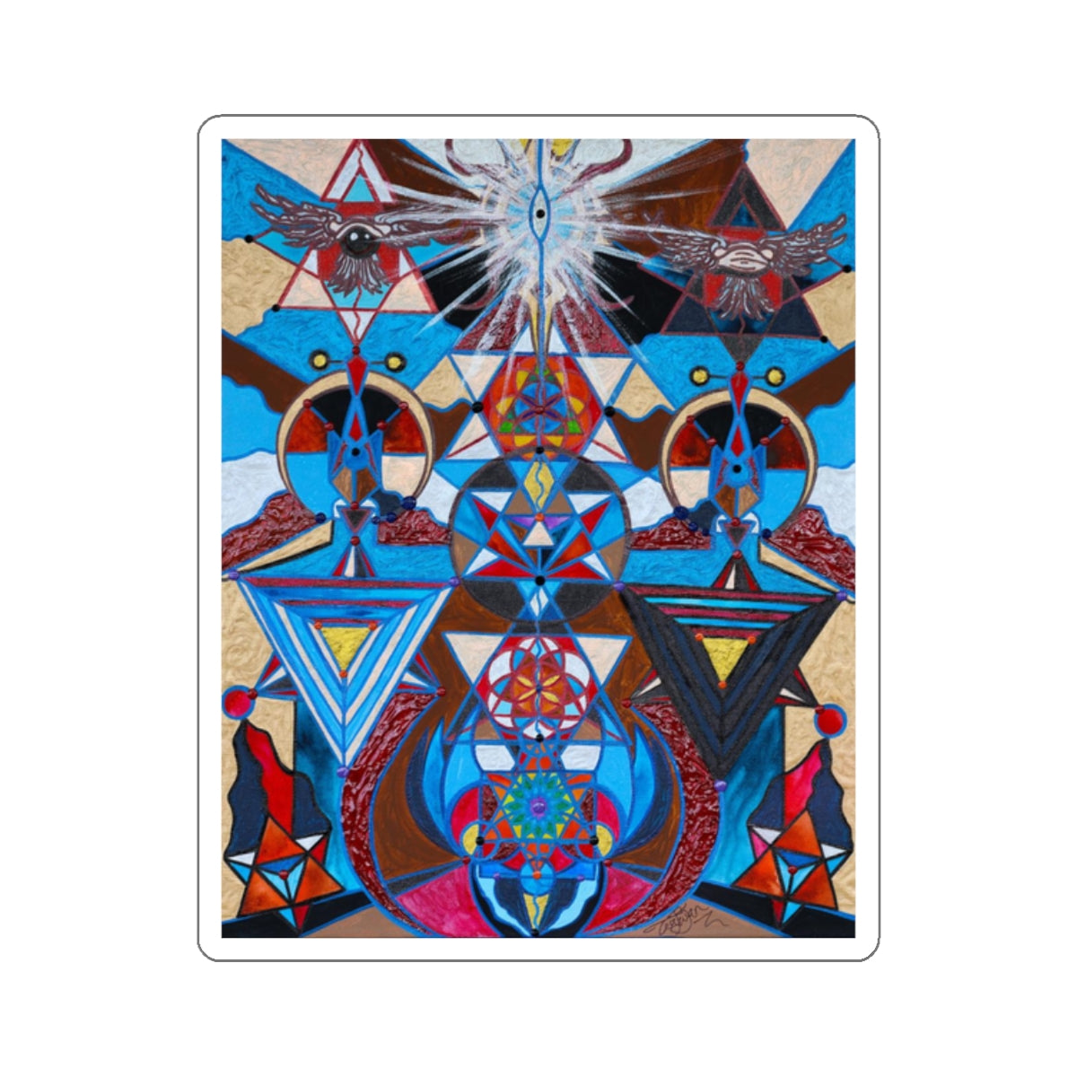 Enoch Consciousness - Square Stickers