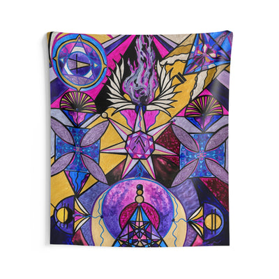 Saint Germain Consciousness - Indoor Wall Tapestries