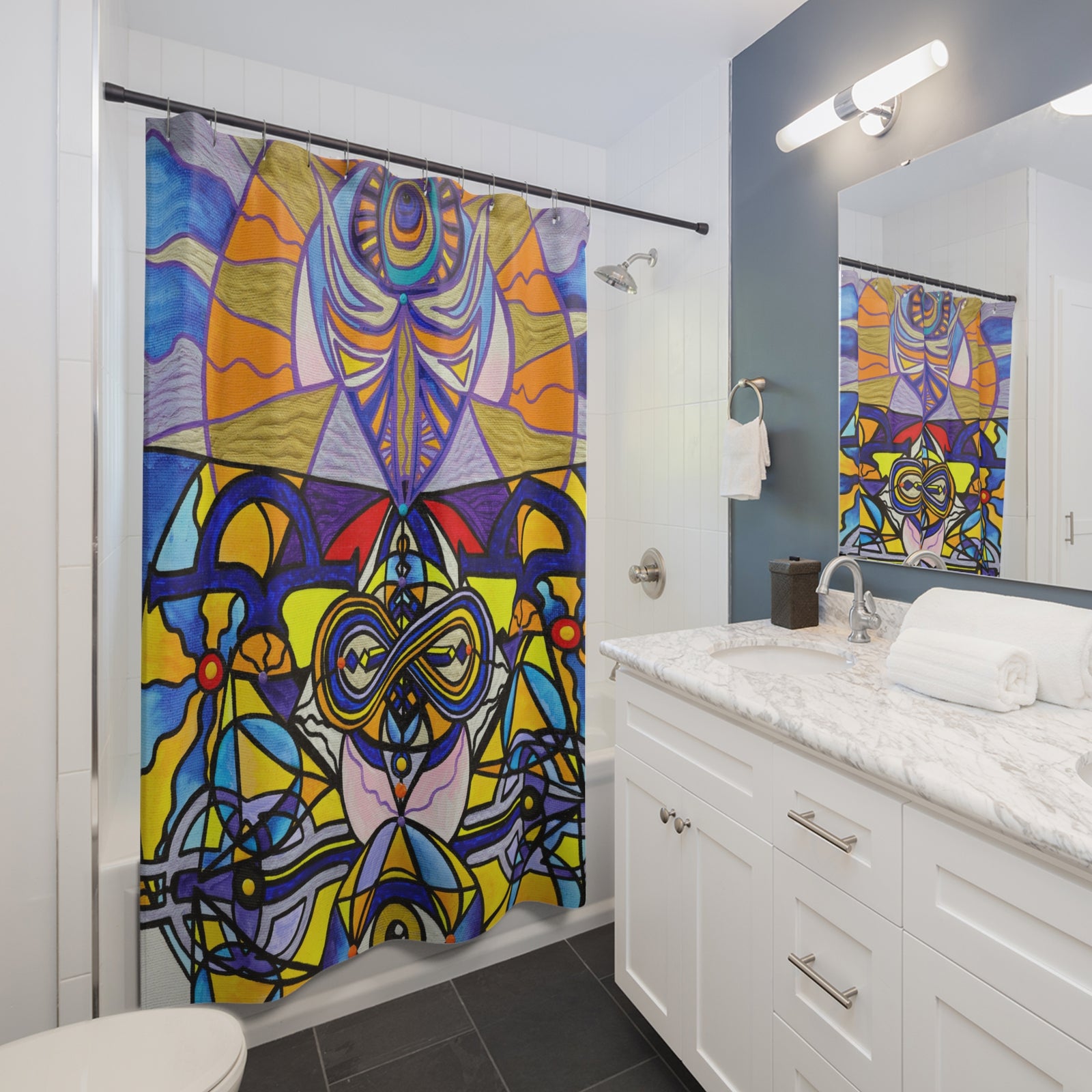 Koot Hoomi - Shower Curtains