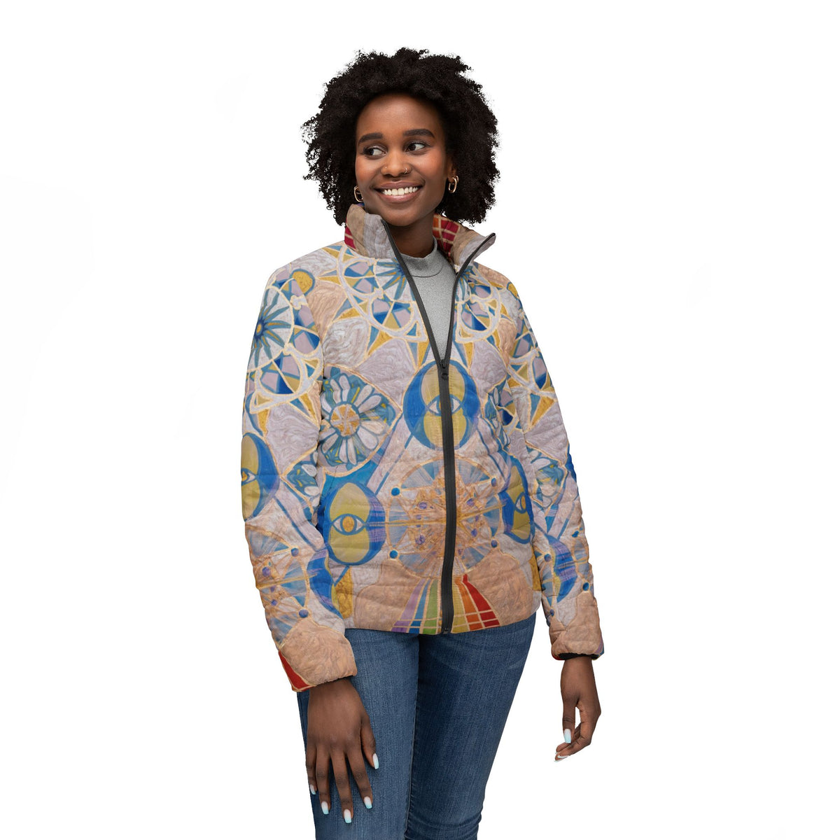 Christ Consciousness - Women’s Puffer Jacket (AOP)