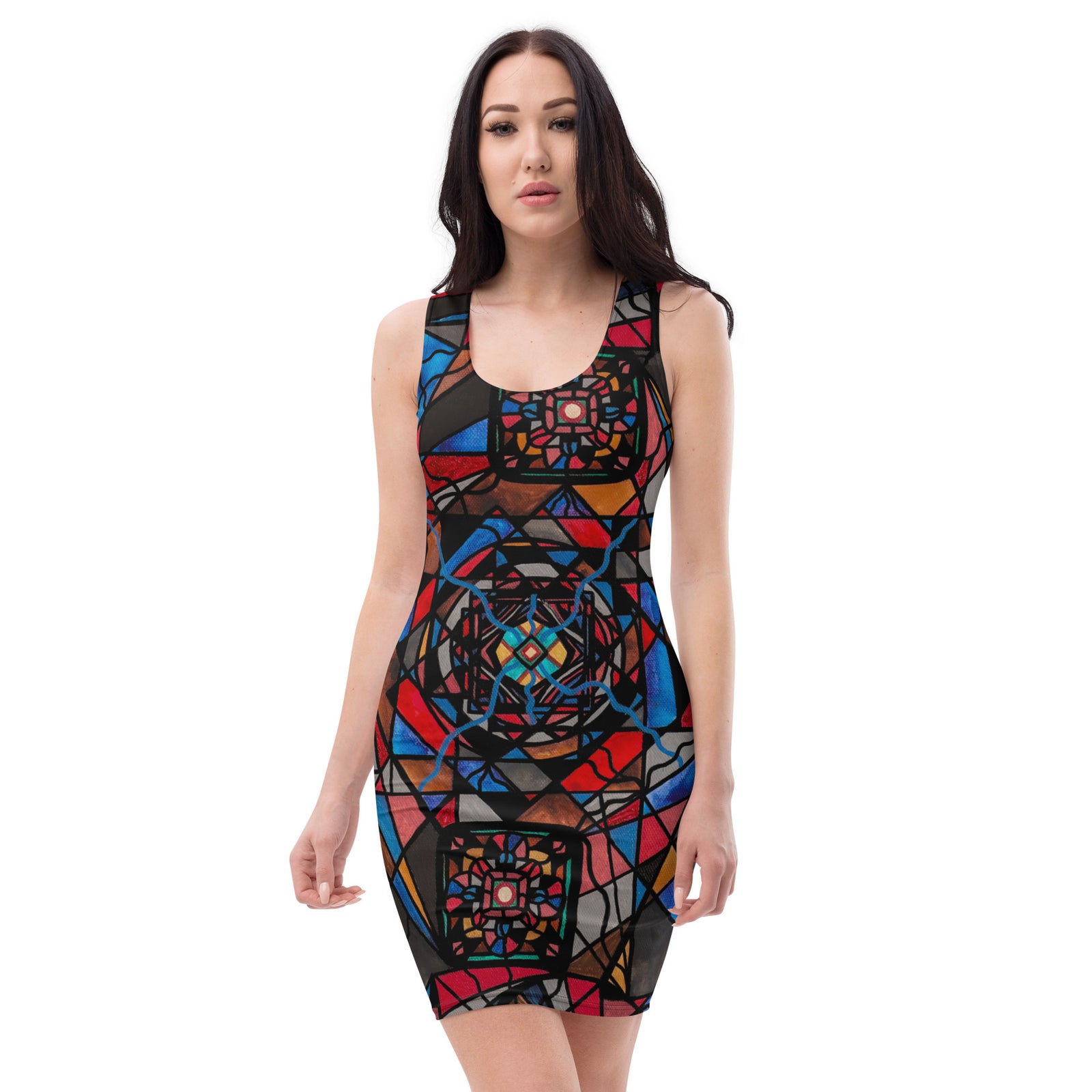 All Over Print Dresses - Teal Swan Shop All Over Print Dresses - Teal Swan Shop