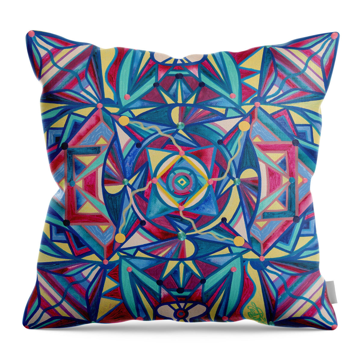 Betterment Grid - Throw Pillow