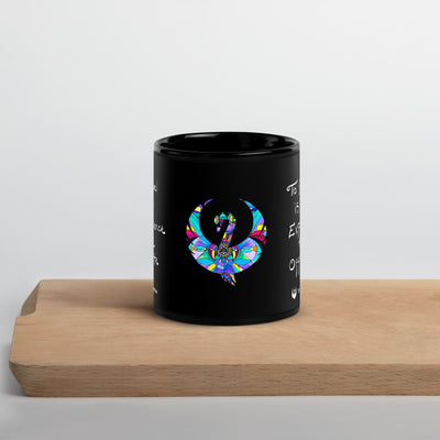 Definition of Heal Quote - Black Glossy Mug
