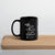 The Light Is Quote - Black Glossy Mug