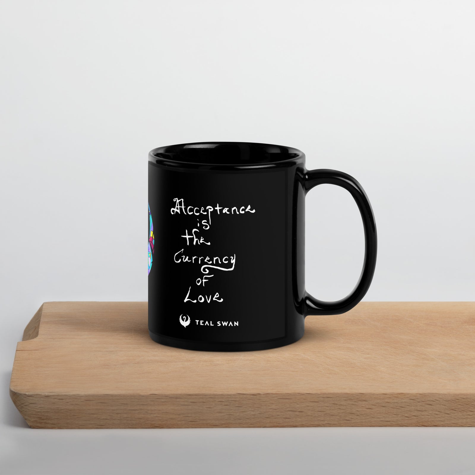 Acceptance Quote - Black Glossy Mug