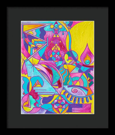Cessation Lightwork Model - Framed Print