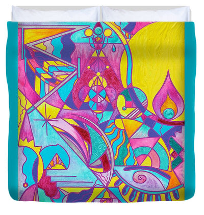 Cessation Lightwork Model - Duvet Cover
