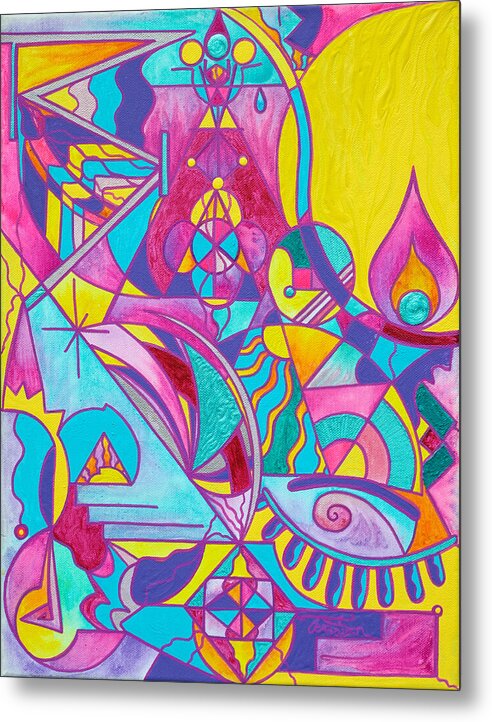 Cessation Lightwork Model - Metal Print