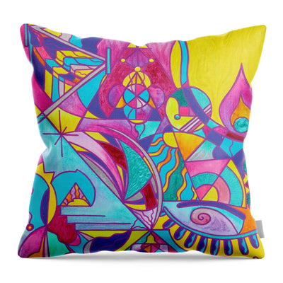Cessation Lightwork Model - Throw Pillow