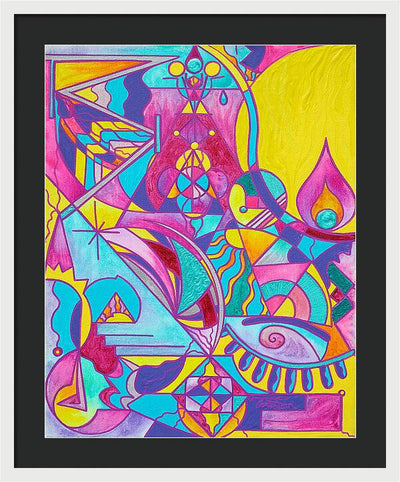 Cessation Lightwork Model - Framed Print