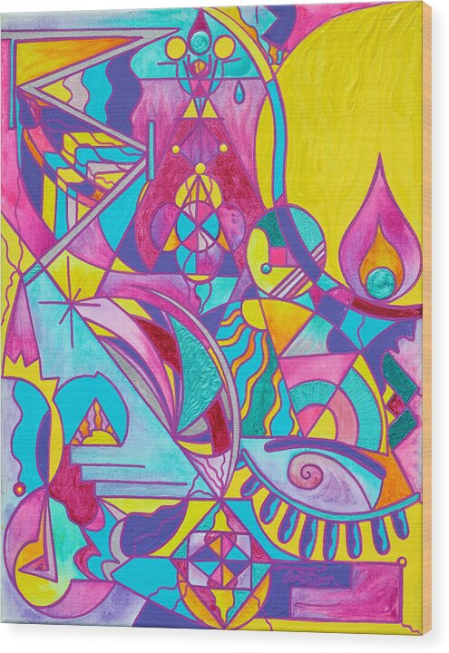 Cessation Lightwork Model - Wood Print