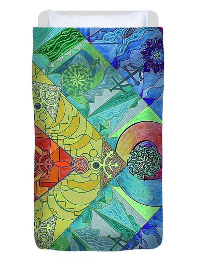 Expansion Pleiadian Lightwork Model - Duvet Cover