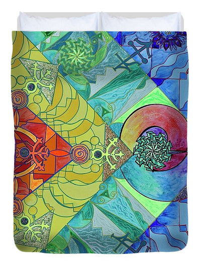Expansion Pleiadian Lightwork Model - Duvet Cover