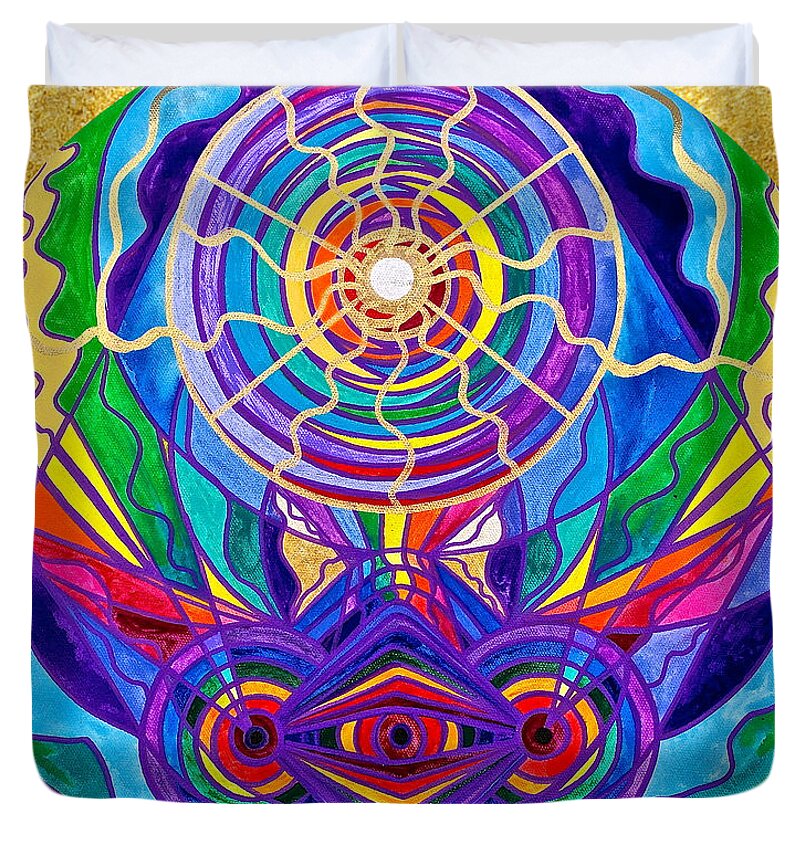 Raise Your Vibration - Duvet Cover