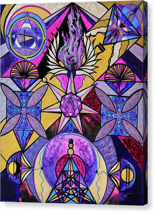 Saint Germain Consciousness - Canvas Print